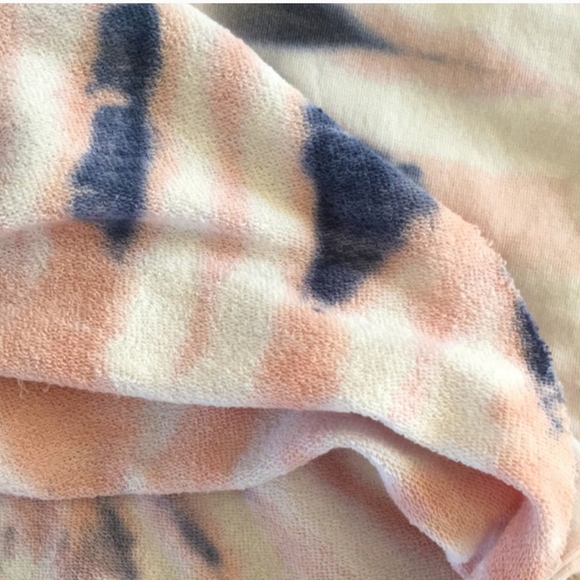 💕YF&B cotton tye dye raw edge drawstring skirt - Picture 5 of 7